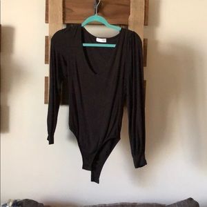Soft black body suit